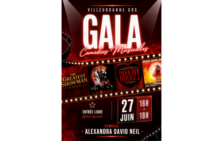 Le 27 juin, c'est le gala du club